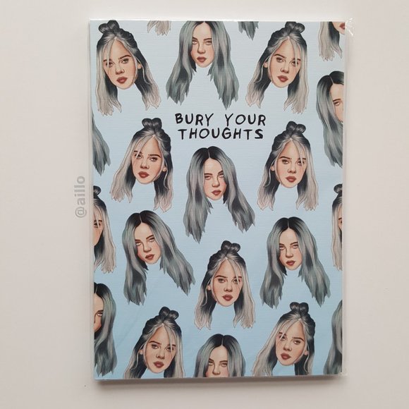 Billie Eilish  BURY YOUR THOUGHTS Notebook - Picture 2 of 12